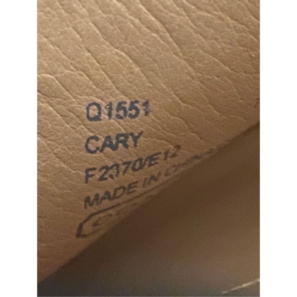 Coach Womens Cary Ankle Boots Brown Slim Heels Tasseled Split Toe Zipper 7.5B - Picture 7 of 7